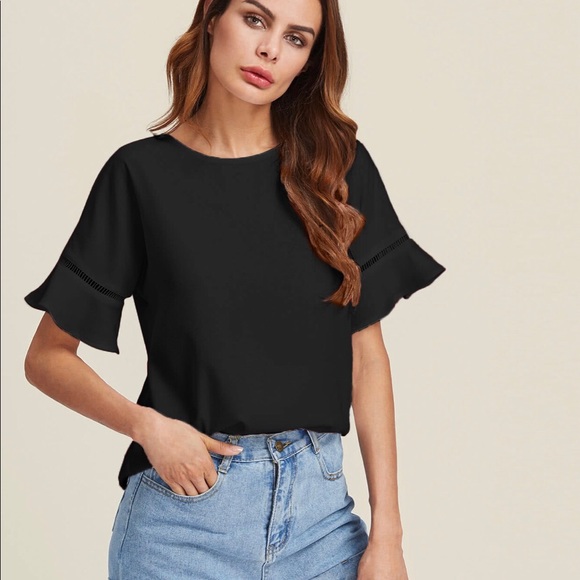 Trumpet Sleeve Top - Picture 1 of 4